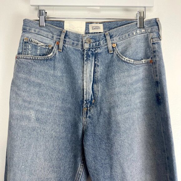 CITIZENS OF HUMANITY Marlee Relaxed Taper in Wash Moondust Size US 27 - Picture 5 of 13